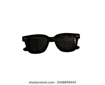 Stylish black sunglasses against a white backdrop: a timeless accessory that exudes sophistication and adds a touch of cool to any look - Powered by Shutterstock