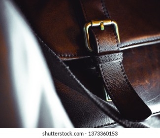 A Stylish Brown Leather Satchel 