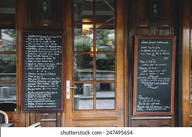 Stylish Cafe Exterior Wooden Wall And Windows