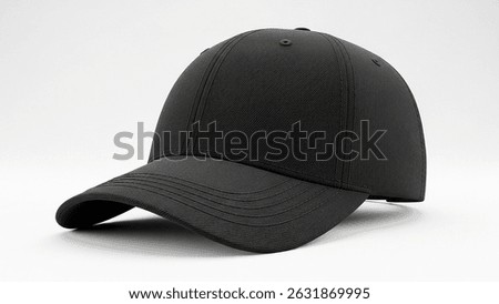 Stylish and Comfortable Plain Black Baseball Cap