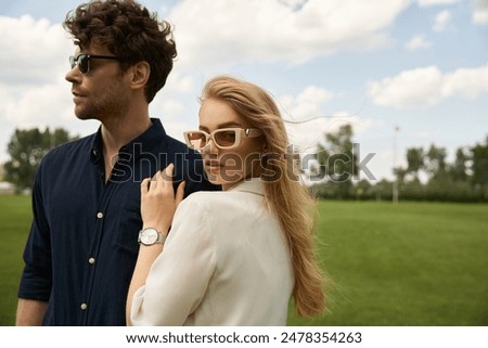 Similar – Image, Stock Photo Man with sunglasses