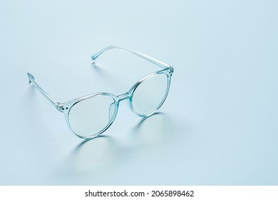 Stylish eyeglasses on color background - Shutterstock ID 2065898462