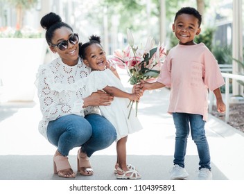 Stylish Family Shopping