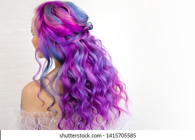 Magenta Hair Images Stock Photos Vectors Shutterstock