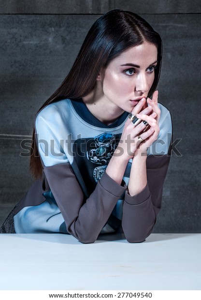 Stylish Girl Calm Pose Stock Photo 277049540 | Shutterstock