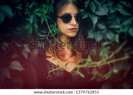 Similar – Image, Stock Photo Pretty blonde girl