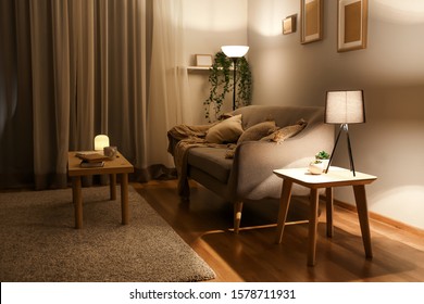 Stylish interior living room