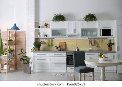 Eco White Interior Design Wooden Bookshelf Stock Illustration 620579741