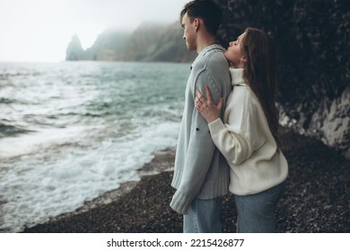 Stylish and loving couple enjoy each other outdoors. enjoying time together. The concept of youth, love and lifestyle. High quality photo - Powered by Shutterstock