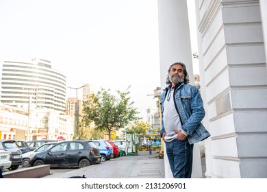 A Stylish Man At Connaught Place In New Delhi