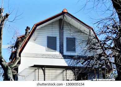 A Stylish Mansard Roof, Central Japan.