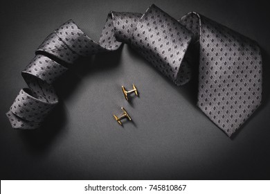 Stylish Mens Accessories Tie And Cuff Links