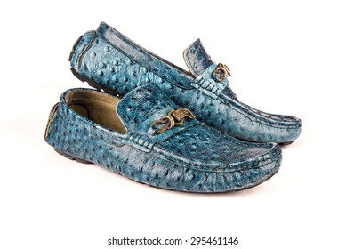 white alligator skin shoes