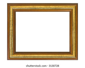 Stylish Retro Frame Isolated On White Stock Photo 3130728 | Shutterstock