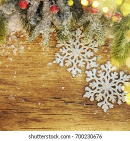 Stylish Rustic Christmas Background Stock Photo 700230676 | Shutterstock