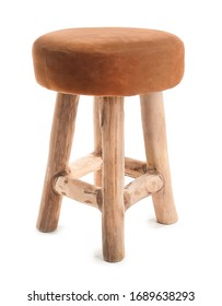 Stylish stool on white background - Shutterstock ID 1689638293
