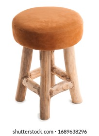 Stylish stool on white background - Shutterstock ID 1689638296