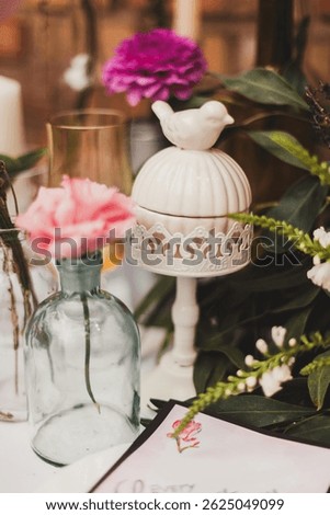 Stylish Wedding Dessert Table with Flowers and Romantic Decor — Pinterest-Inspired Setup