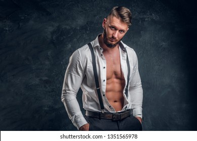 1,561 Muscular Man Suspenders Images, Stock Photos & Vectors | Shutterstock