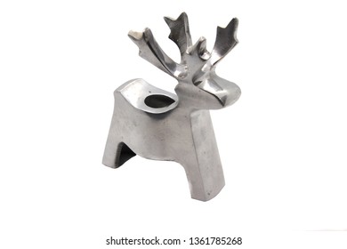 stylized figure of a deer on a white background - Powered by Shutterstock