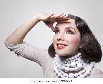 Stylized portrait,