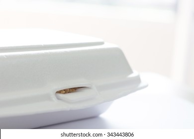 Styrofoam Of Food Container