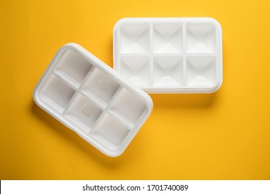 Styrofoam food container, insulation box for cold storage. Polystyrene insulated food container for cool storage delivery