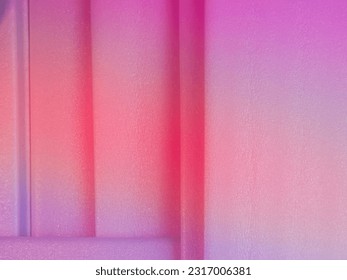 Styrofoam tiles and purple pink glare for minimalist background or Valentine's day.
