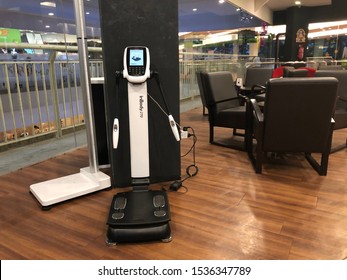 Subang Jaya, Malaysia - October 2019. The InBody Test Machine Provides A Comprehensive View Of Body Composition Balance.