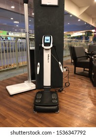 Subang Jaya, Malaysia - October 2019. The InBody Test Machine Provides A Comprehensive View Of Body Composition Balance.