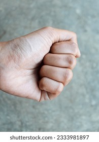 Subang, West java - July 18 2023 : Women's hand fists kind of sign - Shutterstock ID 2333981897