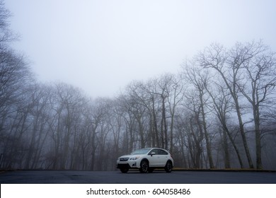 Subaru XV Cross Trek 2016 At Shenandoah National Park In Virginia US December.26.2016