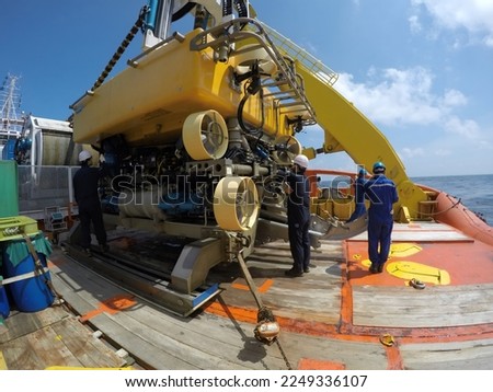 Submarine cable inspection machine (Remote on Vehicle)