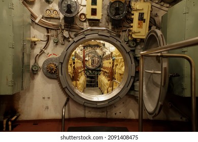 The Submarine Inside Opened Hatchway