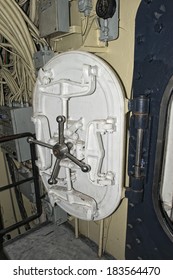 Submarine Open Door Port Hole Detail