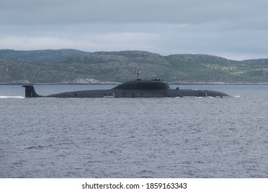 Submarine Project 971 Schukab Kola Bay Stock Photo 1859163343 ...