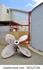 Submarine Propeller Isolated Four Bladessubmarine Propellermarine Stock ...