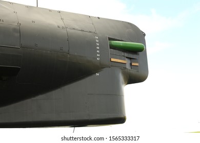 Submarine Torpedo Tube In Dry Dock