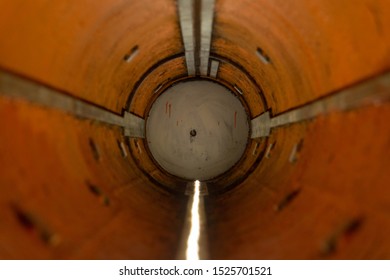 
Submarine Torpedo Tube, Inside View