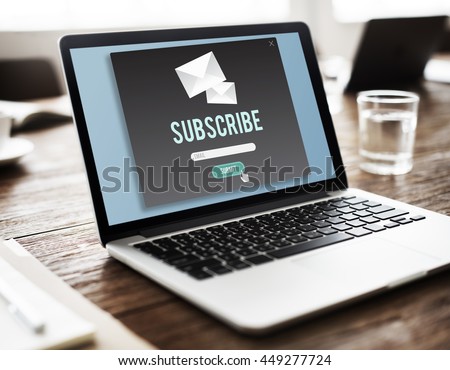 Subscribe Advertising Communication Member Concept
