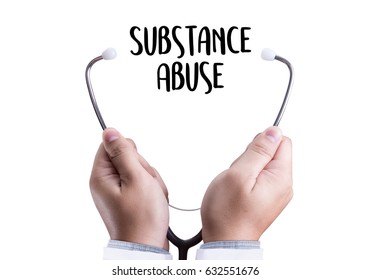 Substance Abuse Doctor Hand Working Professional Doctor