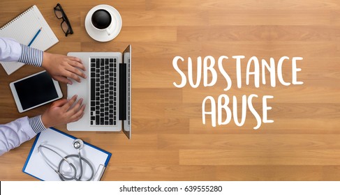 Substance Abuse Doctor Hand Working Professional Doctor