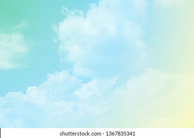 Subtle Background Pastel Of The Sky 