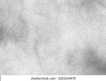 Subtle Grain Texture. Abstract Black And White Gritty Grunge Background. Dark Paint Spray Particles On Paper