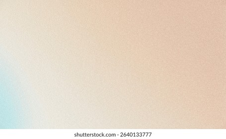 Subtle grainy gradient background featuring a smooth transition from light blue to beige, creating a soft and textured pastel effect