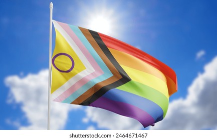 Subtle inclusion pride flags are a variant of traditional LGBTQ+ pride flags, designed with muted colors and minimalist patterns. - Powered by Shutterstock