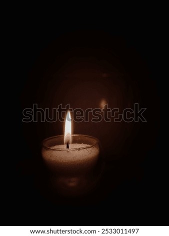 Similar – Image, Stock Photo candlelight Harmonious