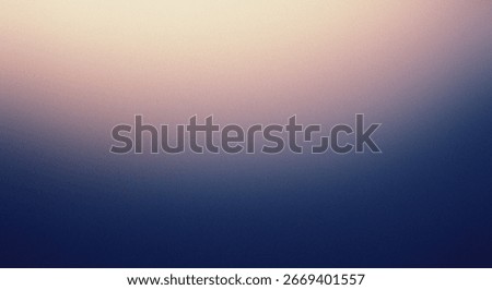 Subtle Peach to Deep Blue Gradient: Textured Background Image, Calm and Serene Mood, Versatile Design Element.