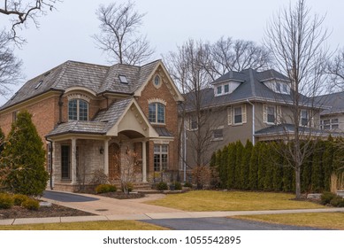 Suburban Building In A North Chicago Area - Beautiful Home