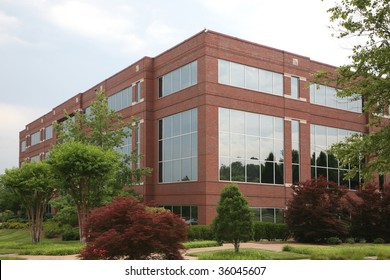 Suburban Office Or Medical Building In A Generic Setting